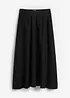 Jupe midi en lin majoritaire, bonprix