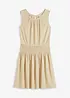 Robe en jersey crêpe avec empiècement smocké, BODYFLIRT
