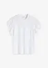 T-shirt à broderies anglaises, bonprix
