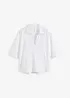 Blouse en mélange lin-viscose frais, bonprix
