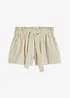 Short en lin taille haute, BODYFLIRT