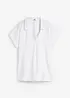 Blouse longue et légère en lin mélangé, bonprix