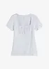 T-Shirt mit Raffung, RAINBOW