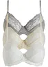Lot de 3 soutiens-gorge à armatures et dentelle, bonprix
