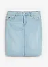 Jupe en jean extensible, bonprix