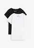 Lot de 5 T-shirts col rond, bonprix