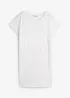 Boxy-Longshirt mit kurzen Ärmeln, bonprix