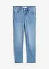 Jean 7/8 extensible, bas fendu, bonprix