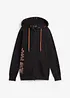 Kapuzen-Sweatjacke aus reiner Baumwolle, bonprix