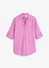 Leinen-Bluse, 3/4-Arm, bonprix