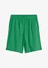 Short en lin mélangé avec taille élastiquée, bonprix