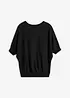 Pull en fine maille de coton mélangé, bonprix