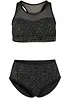 Bikini brassière (ens. 2 pces) avec mesh transparent, bonprix