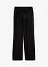 Pantalon ample à taille élastiquée en viscose mélangée, bonprix