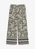 Pantalon palazzo doux en viscose extensible, bonprix