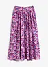 Jupe longue 100% viscose, bonprix