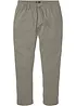 Pantalon chino avec lin, Regular, droit, bonprix