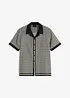 Chemise manches courtes en lin majoritaire, bonprix