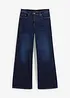 Wide-Leg-Jeans Mid Waist, Bequembund, bonprix
