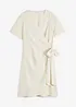Robe portefeuille en lin mélangé, bonprix