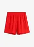 Short en jersey texturé à taille haute élastiquée, bonprix