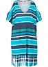 Long T-shirt de plage en viscose fluide, bonprix