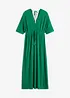Robe midi avec détails à nouer, bonprix