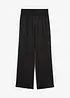 Pantalon palazzo léger et texturé, bonprix