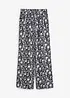 Pantalon palazzo à ceinture élastiquée, bonprix