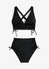 Bikini brassière (ens. 2 pces) à bretelles croisées, bonprix