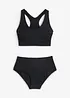Bustier-Bikini (2-tlg.Set) mit Ringerrücken, bonprix