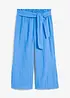 Pantalon de plage en gaze de coton, longueur 3/4, bonprix
