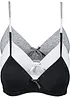 Lot de 3 soutiens-gorge coton à coques sans armatures, bonprix