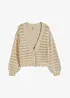 Ajour-Strickjacke aus reiner Baumwolle, bonprix