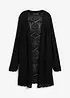 Ajour Longstrickjacke, bonprix