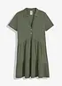 Robe en jersey de coton avec col polo, bonprix