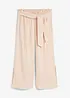 Pantalon de plage en gaze de coton, longueur 3/4, bonprix