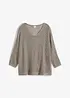 Ajour-Pullover aus Viskose-Mix, bonprix