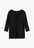 T-shirt avec détail en viscose, bonprix