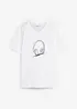 T-shirt long imprimé, bonprix