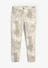 Pantalon extensible 7/8 imprimé, bonprix