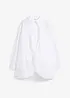 Vokuhila-Bluse in reiner Baumwolle, bonprix