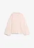Pull boxy en maille côtelée, bonprix