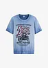 T-shirt en coton, aspect délavé, bonprix