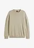 Pull coton à col rond, Loose Fit, bonprix