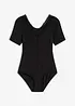 Body manches courtes en modal et dentelle, bonprix