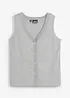 Gilet sans manches en fine maille, bonprix