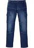 Regular Fit Cargo-Stretch-Jeans, Straight, bonprix