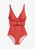 Maillot 1 pièce sculptant, maintien léger, encolure V, bonprix