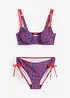 Bügel-Bikini mit Bindebändern (2-tlg.Set), bonprix